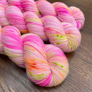 Neon party Sock yarn